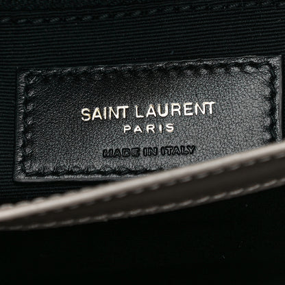 Saint Laurent Calfskin Y Quilted Monogram Toy Loulou Crossbody Bag Latte 6 of 10