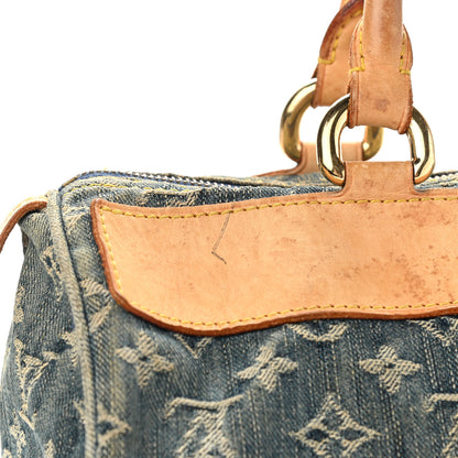Louis Vuitton Monogram Denim Neo Speedy Blue 15 of 17
