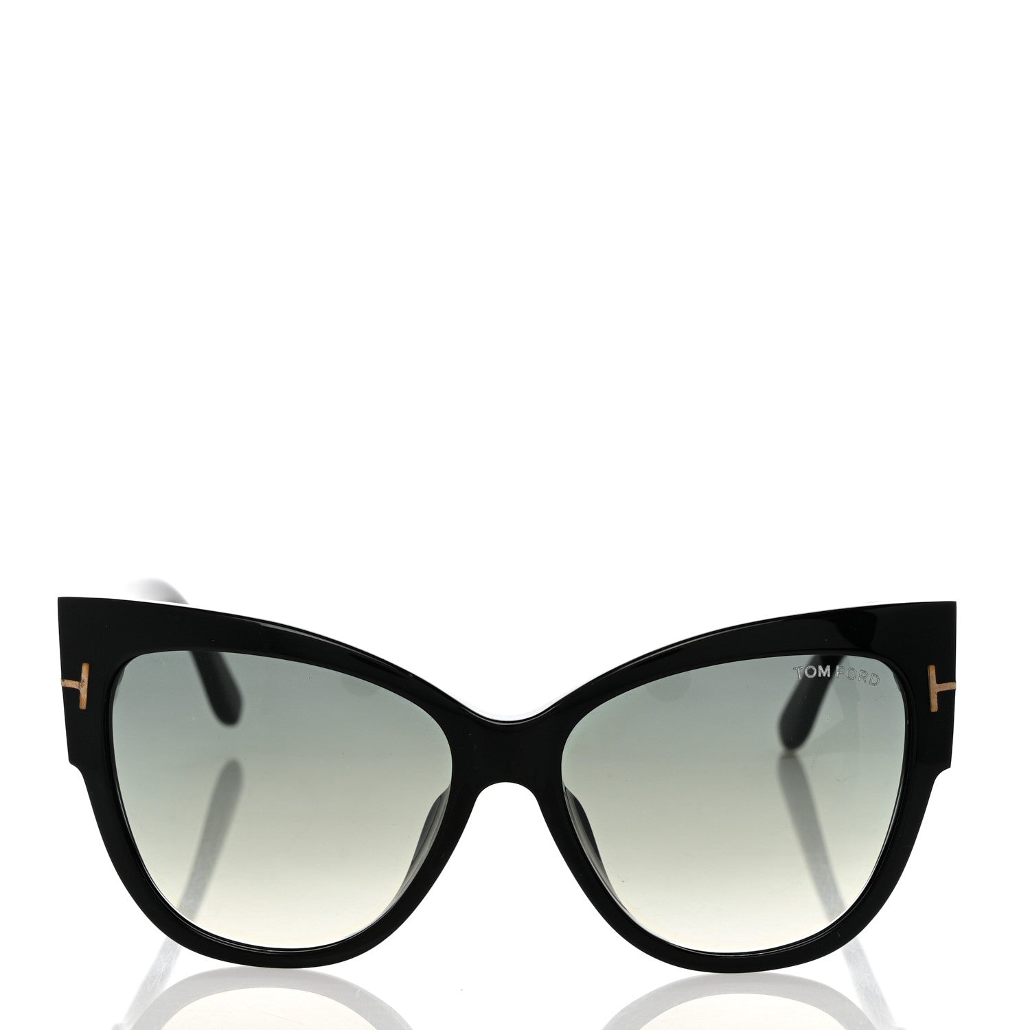 Tom Ford Acetate Anoushka Cat Eye Sunglasses TF371 Black 2 of 9