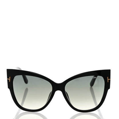 Tom Ford Acetate Anoushka Cat Eye Sunglasses TF371 Black 2 of 9