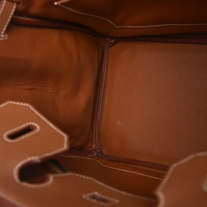 Hermes Courchevel HAC Birkin 32 Gold 9 of 31