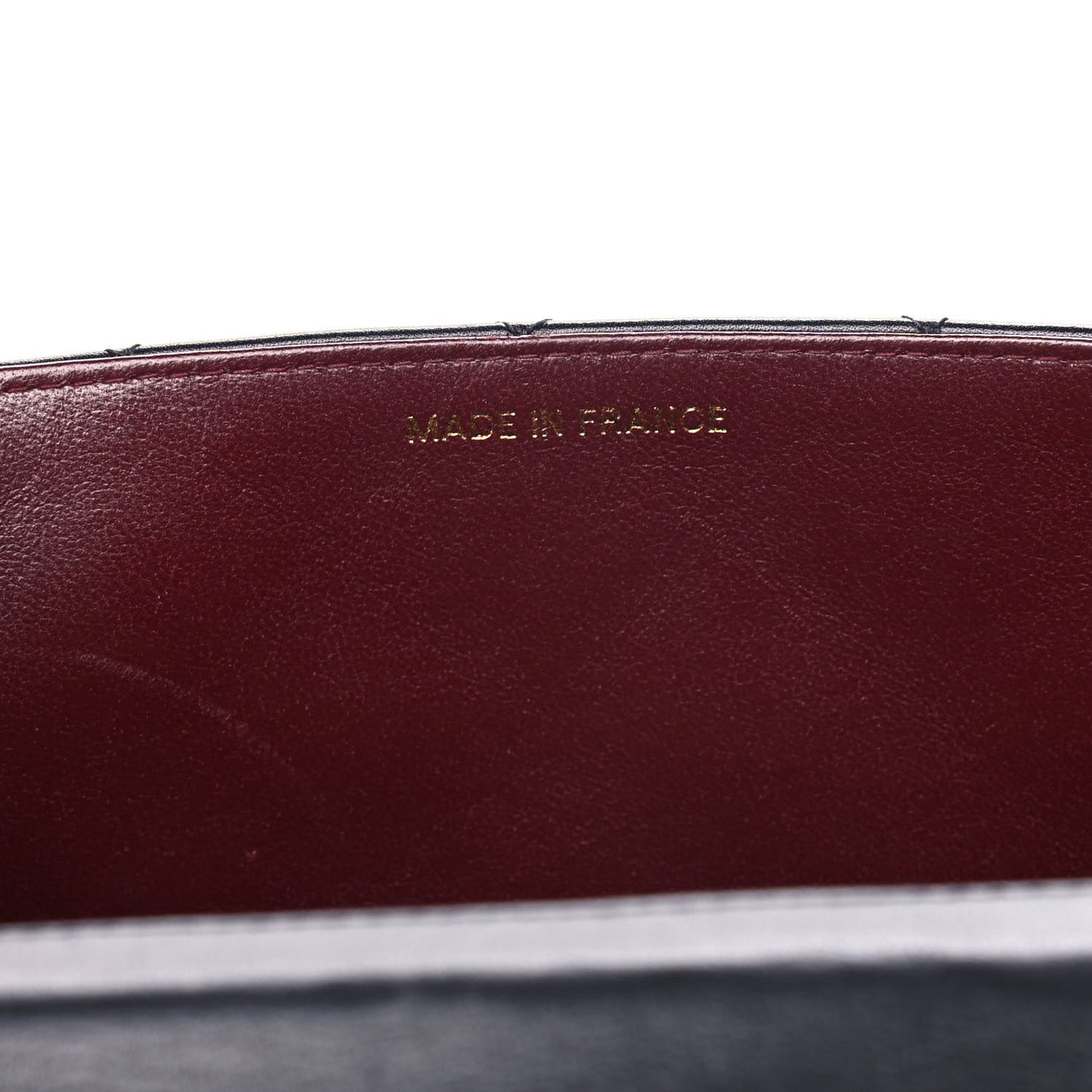 Washed Lambskin Quilted Maxi Single Flap Black