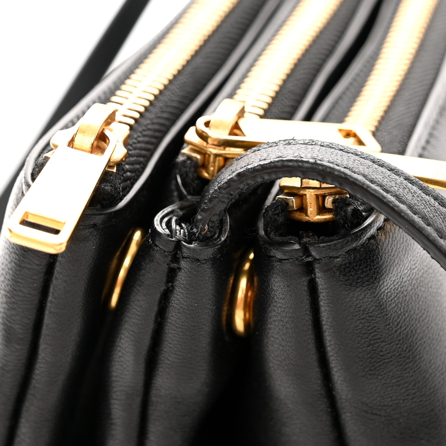 Celine Lambskin Small Trio Crossbody Bag Black 14 of 14