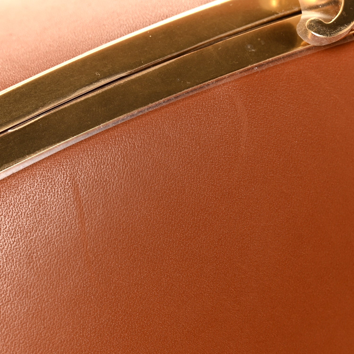 Celine Natural Calfskin Triomphe Lunch Box Tan 9 of 9