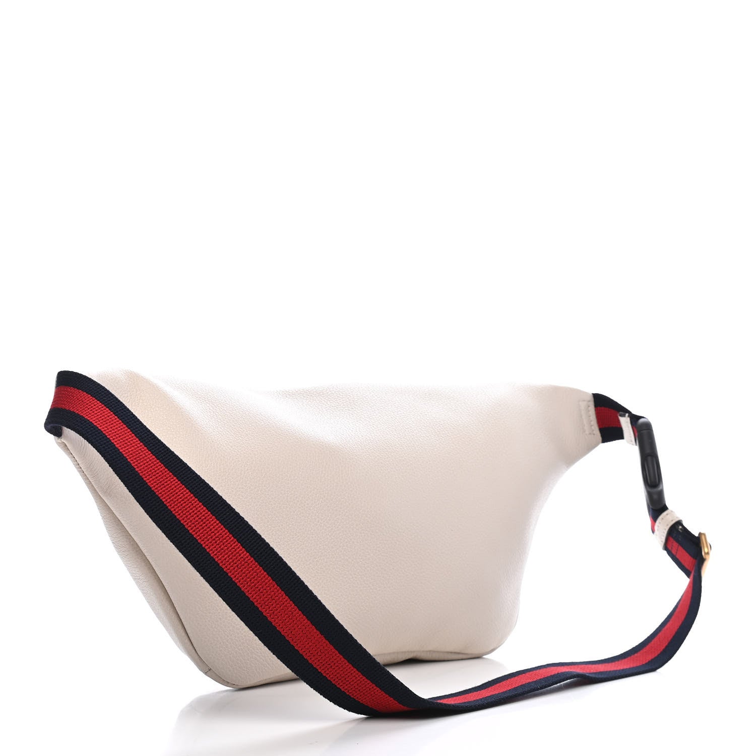 Gucci Grained Calfskin Logo Belt Bag White 2 of 8