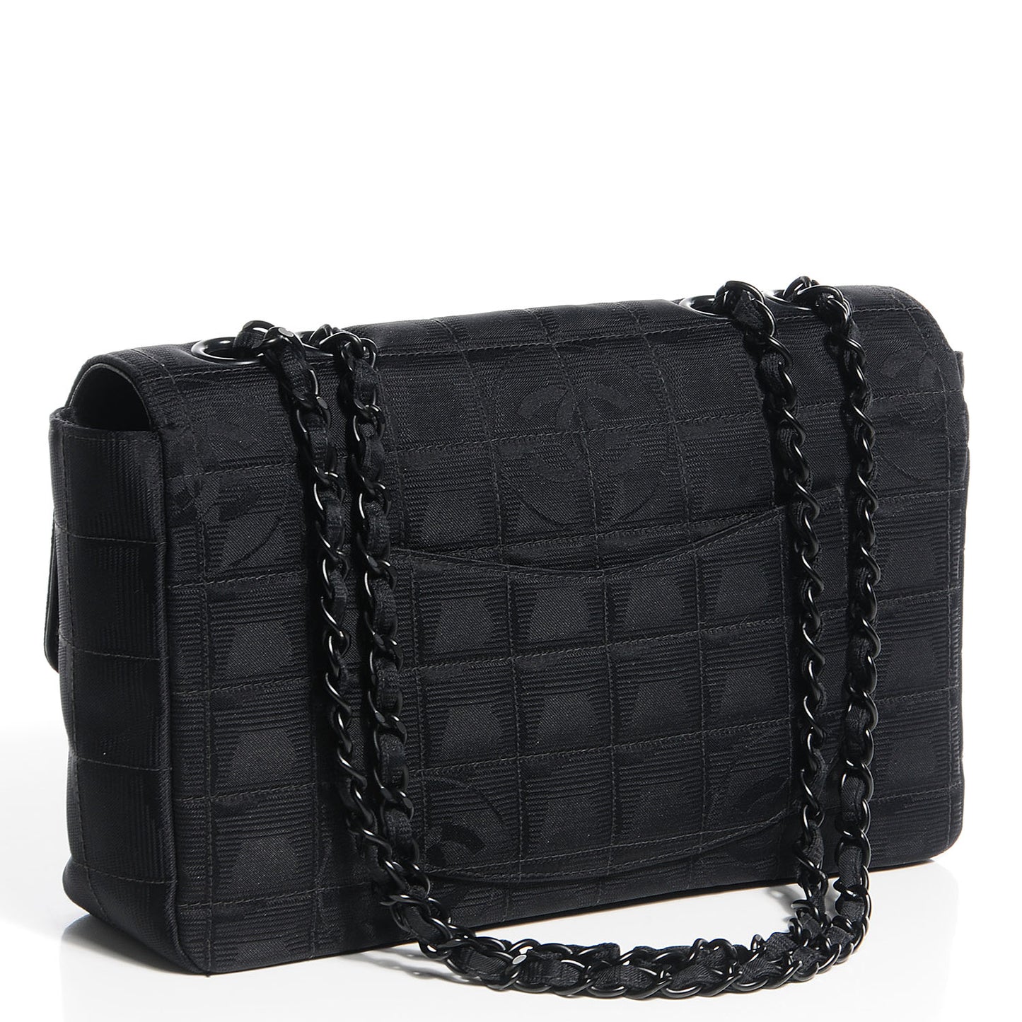 Nylon Travel Flap Black