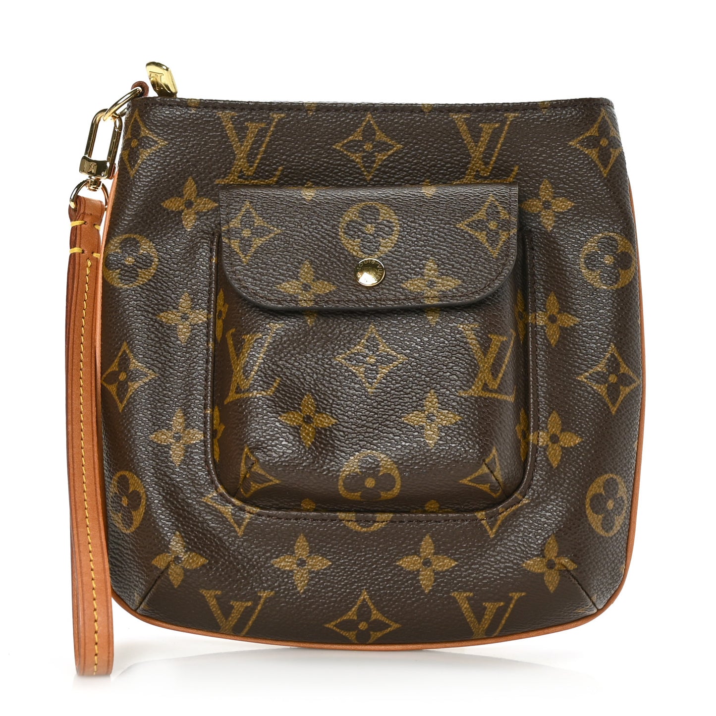 Monogram Partition Wristlet