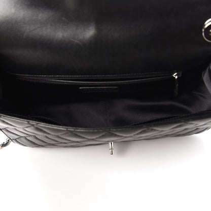 Chanel Lambskin Quilted Jumbo Easy Carry Flap Black 5 of 11