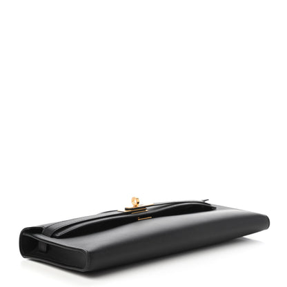 Hermes Swift Kelly Cut Clutch Pochette Black 4 of 11