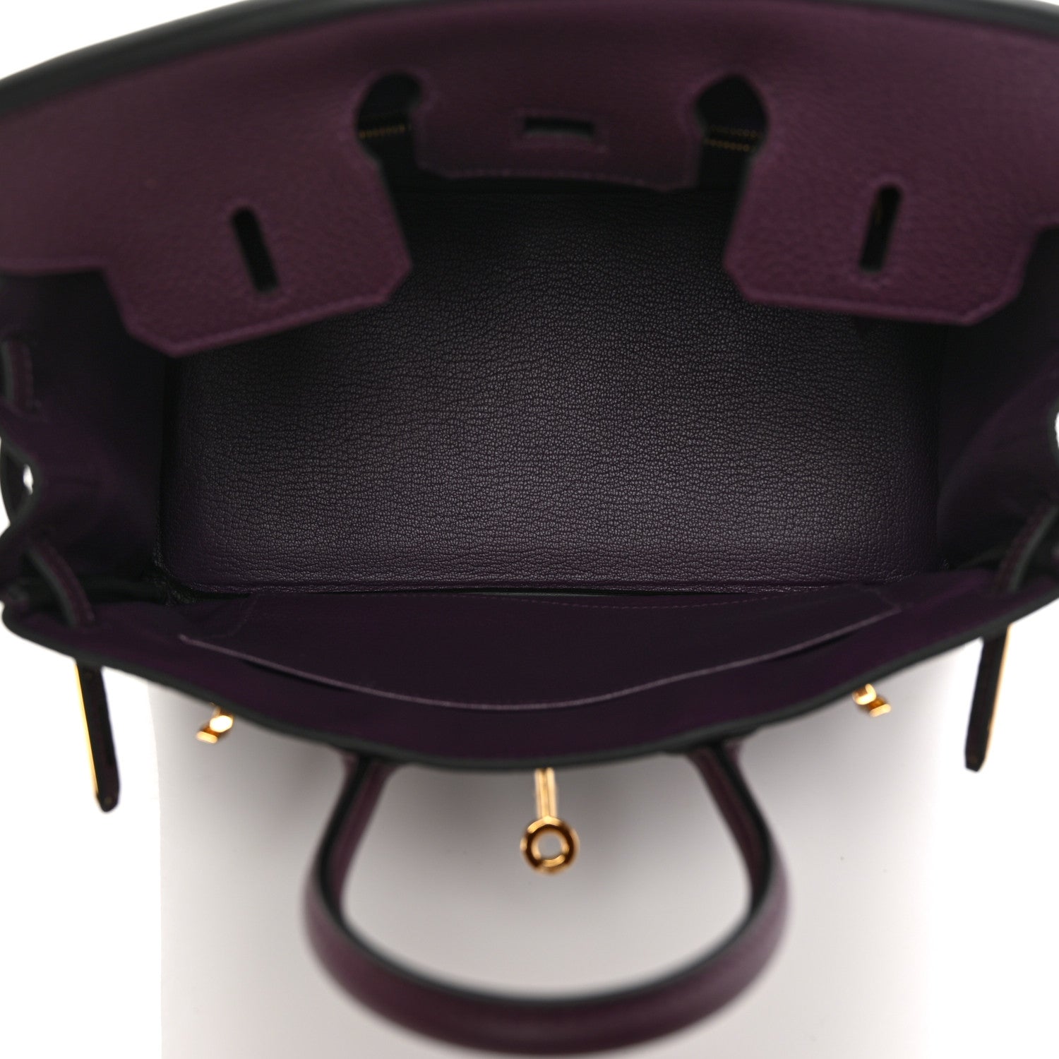 Hermes Togo Birkin 25 Cassis 5 of 8