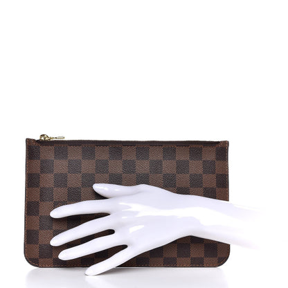 Louis Vuitton Damier Ebene Neverfull MM GM Pochette 2 of 7