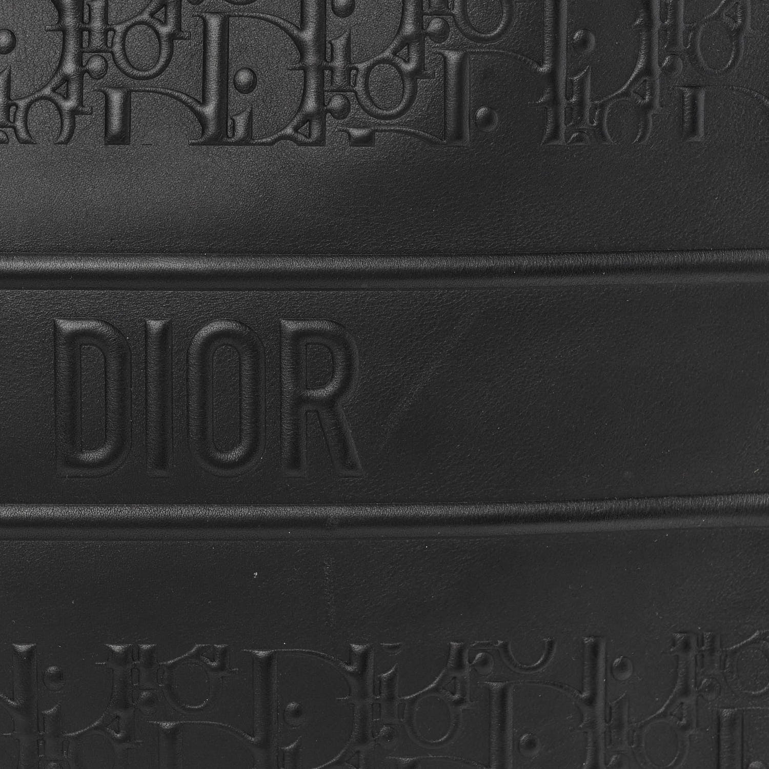 Christian Dior Oblique Calfskin Embossed Large Book Tote Black 11 of 11