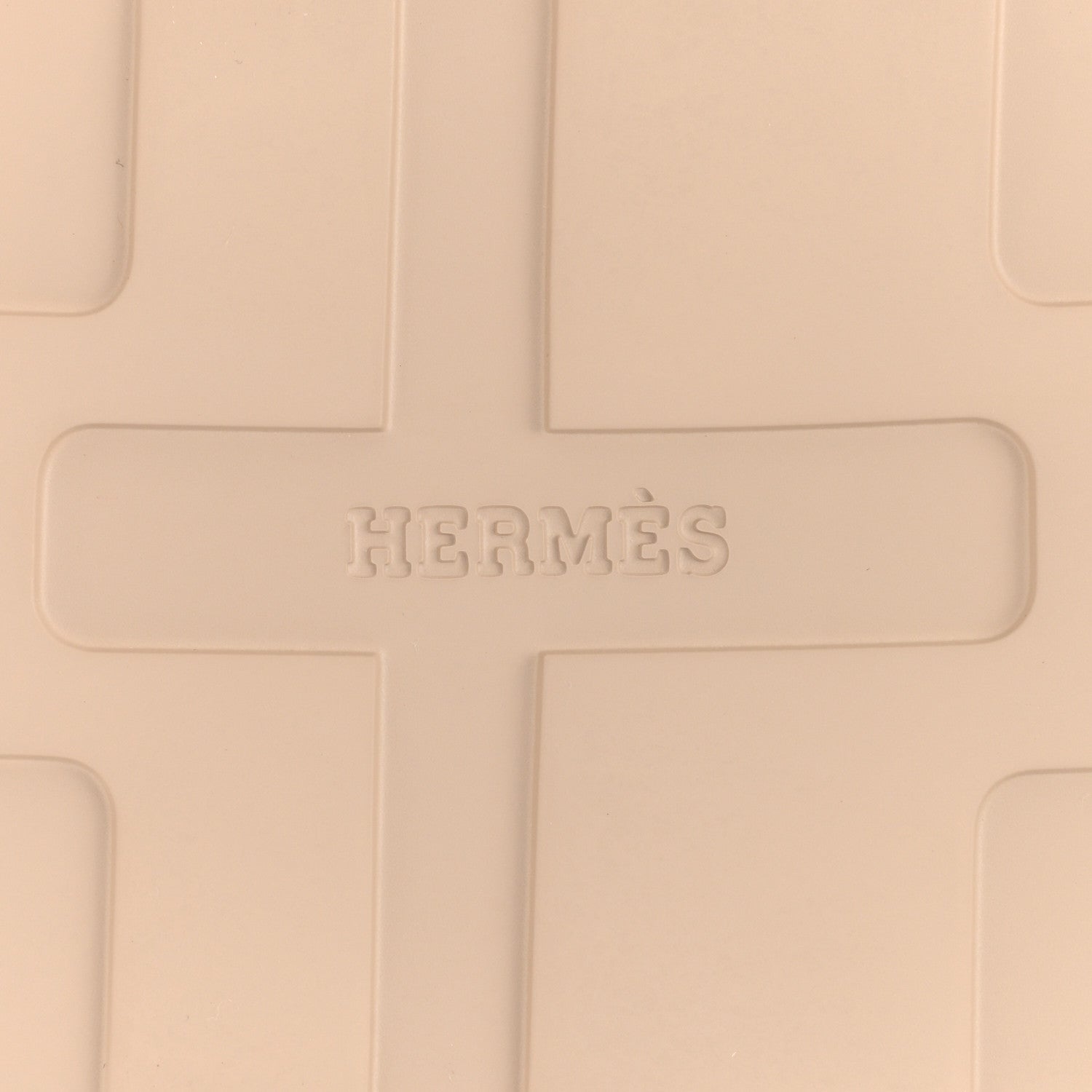 Hermes Calfskin Womens Enid Sandals 40 Argile 6 of 10
