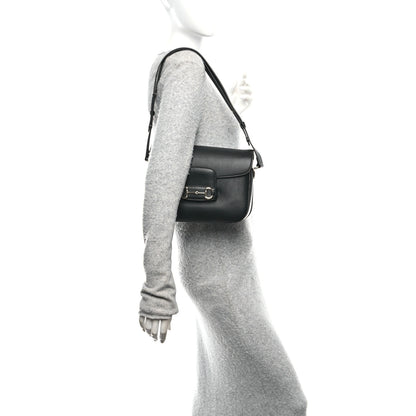 Gucci Ciny Lux Calfskin Horsebit 1955 Soft Small Shoulder Bag Black 2 of 11