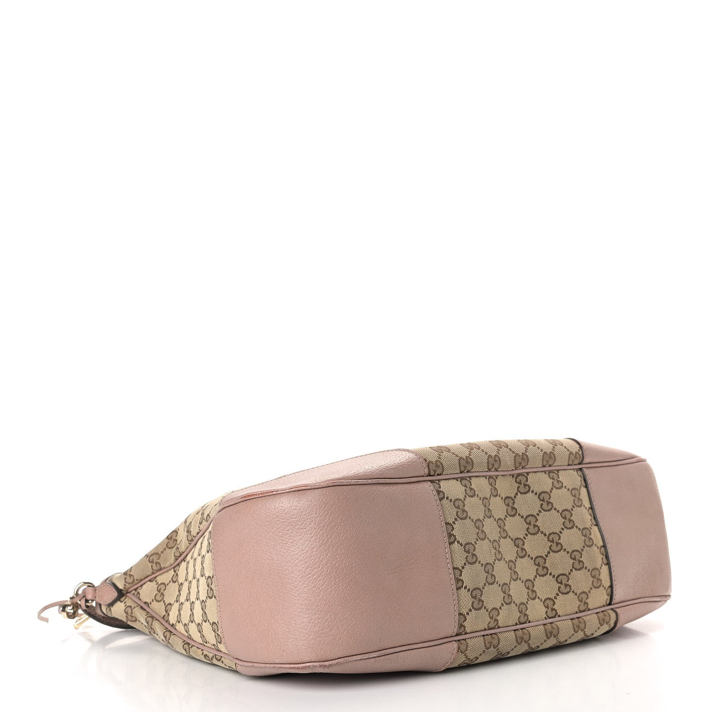 Monogram Large Bree Hobo Beige Soft Pink