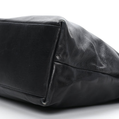 Chanel Lambskin Quilted Shoulder Bag Black 8 of 10