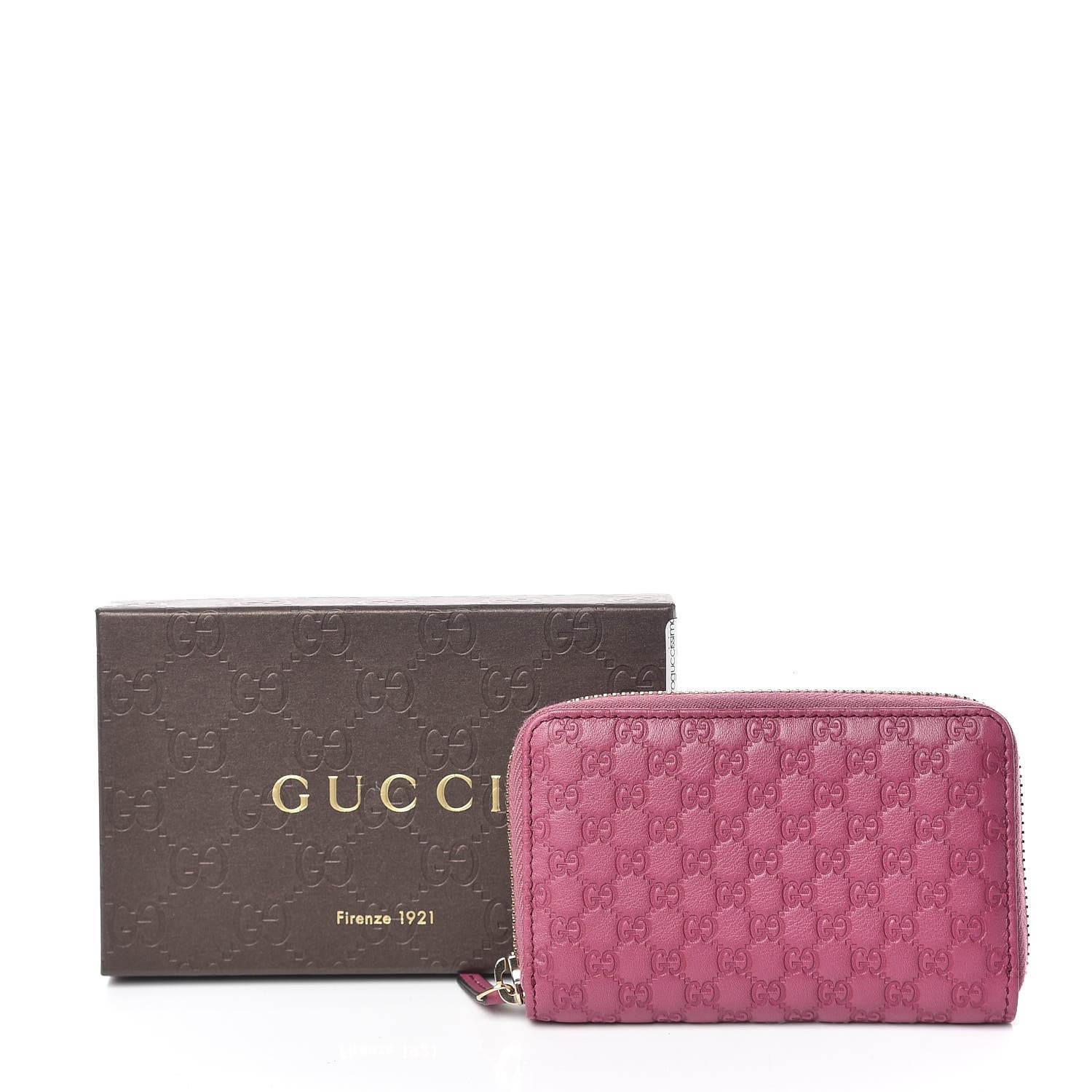 Gucci Microguccissima Zip Around Card Case Peonia Flower 7 of 7