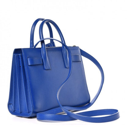 Saint Laurent Calfskin Nano Sac De Jour Royal Blue 3 of 12