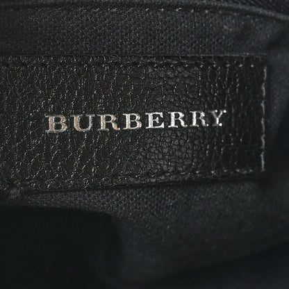 Burberry Goatskin Vintage Check Small Banner Tote Black 6 of 10