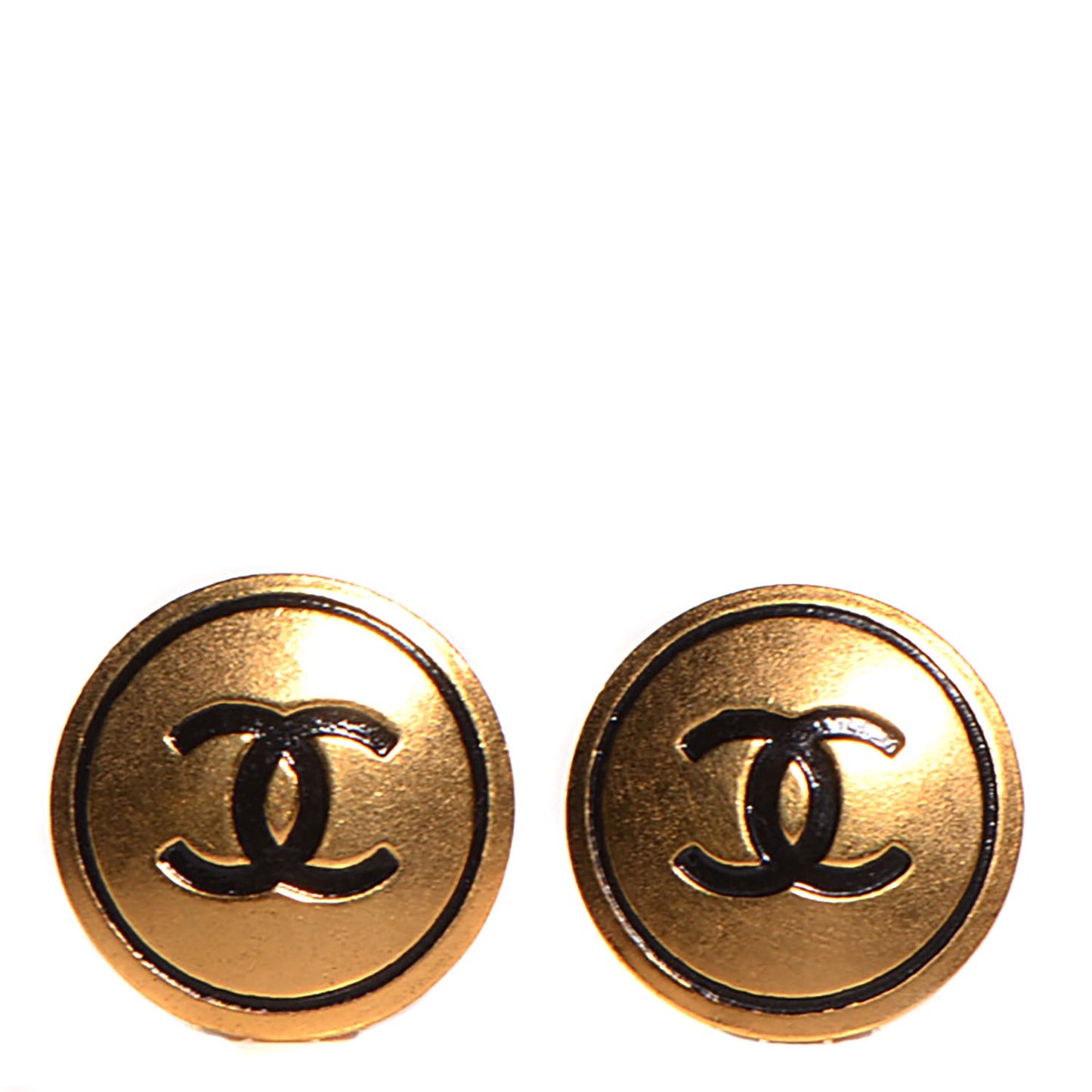CC Clip On Earrings Gold