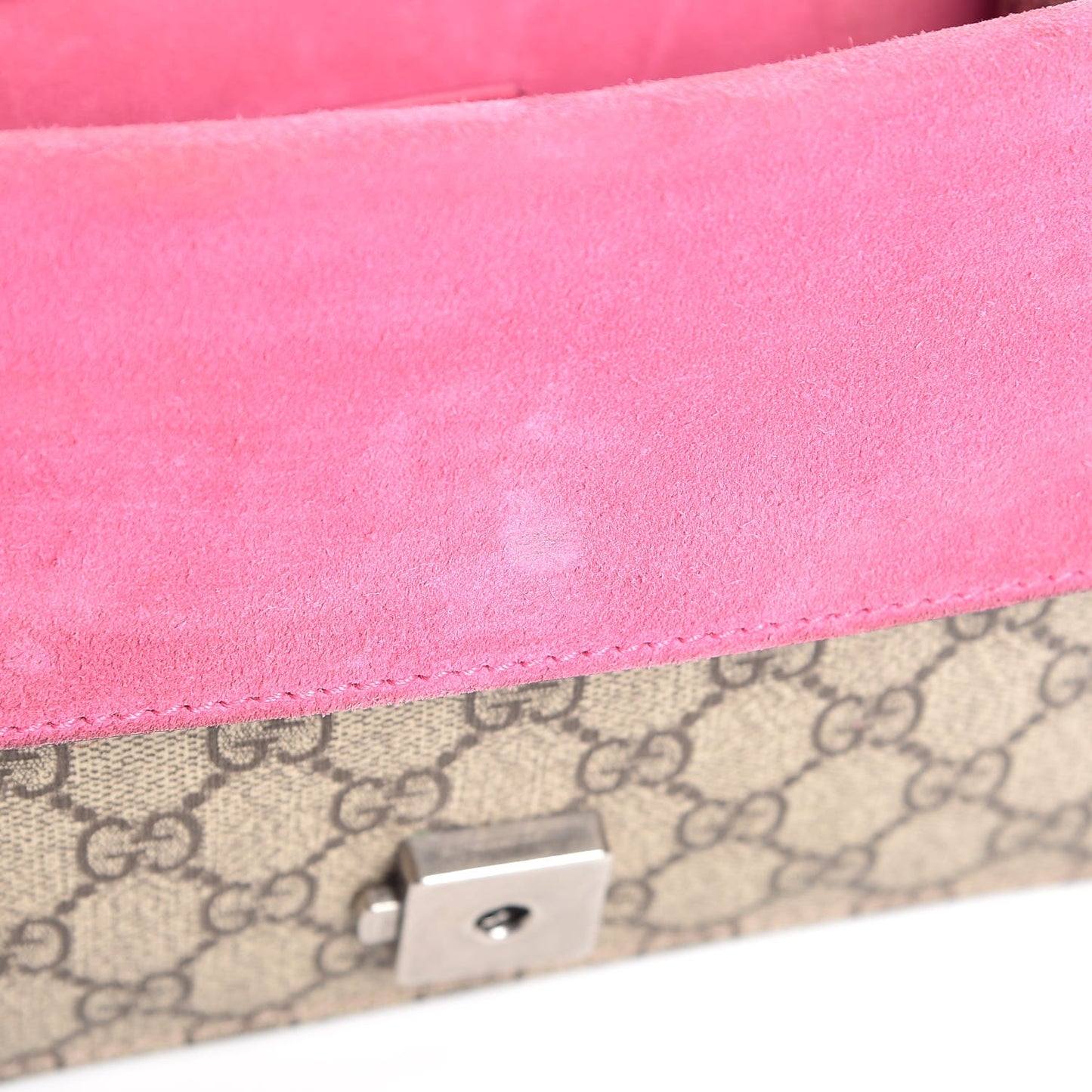 GG Supreme Monogram Mini Dionysus Shoulder Bag Pink