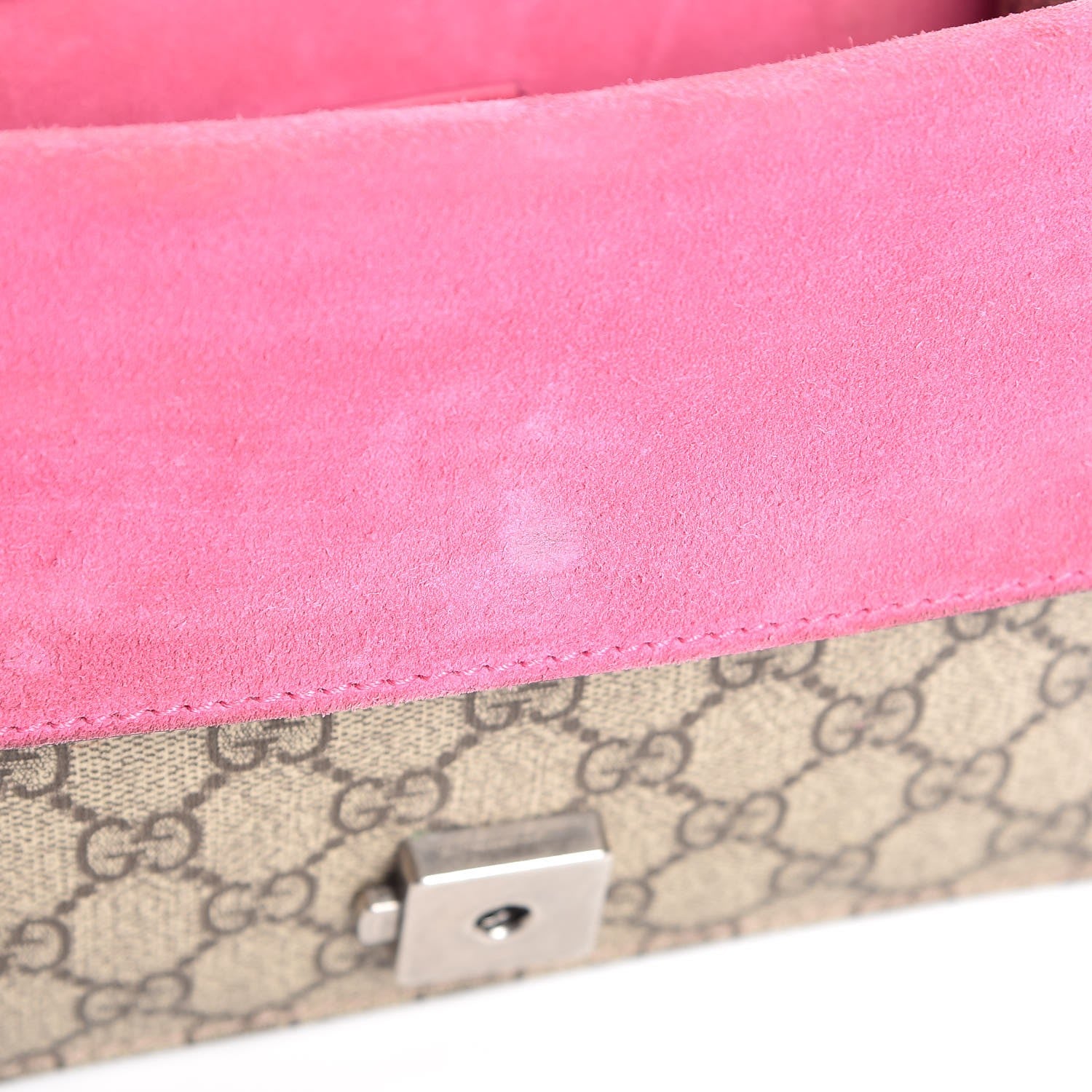 Gucci GG Supreme Monogram Mini Dionysus Shoulder Bag Pink 8 of 9