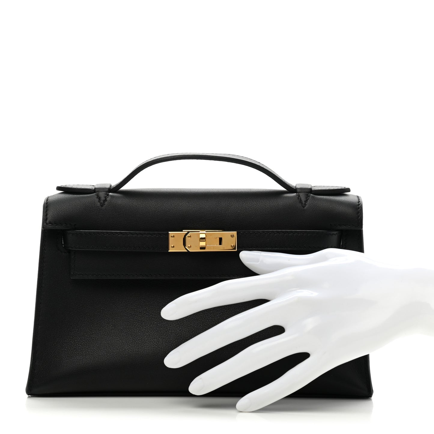 Swift Kelly Pochette Clutch Black