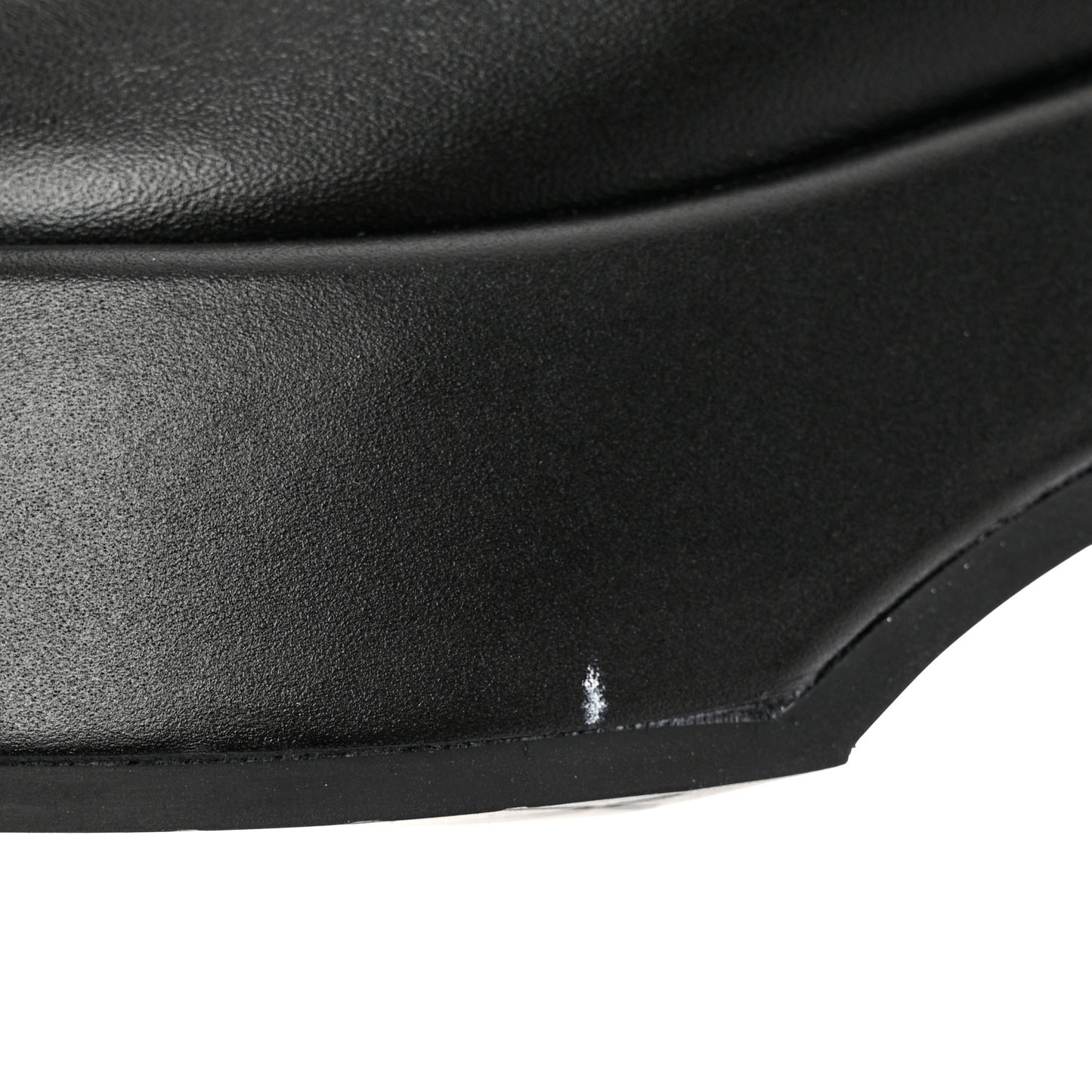 Calfskin Velvet CC Cap Toe Boots 38 Black
