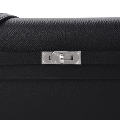 Hermes Epsom Kelly Wallet To Go Black 9 of 10