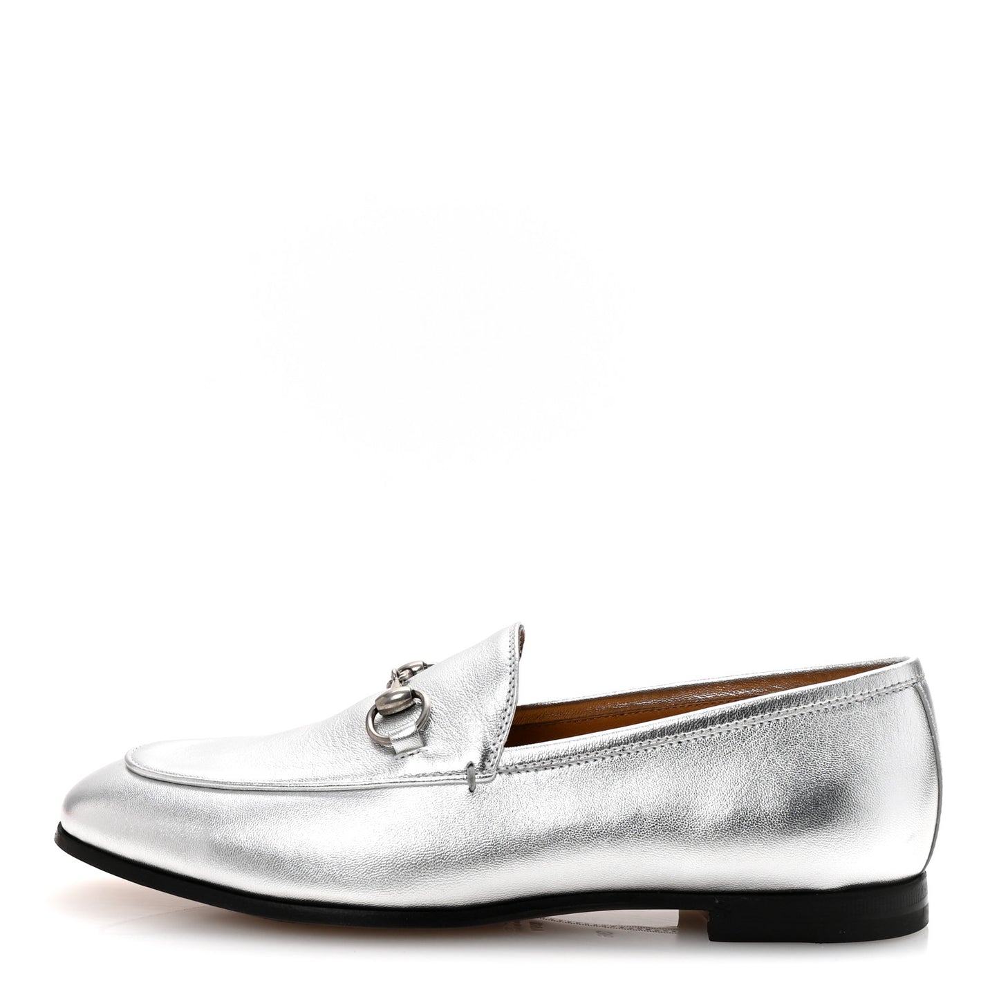 Metallic Nappa Womens Jordaan Loafers 36 Argento