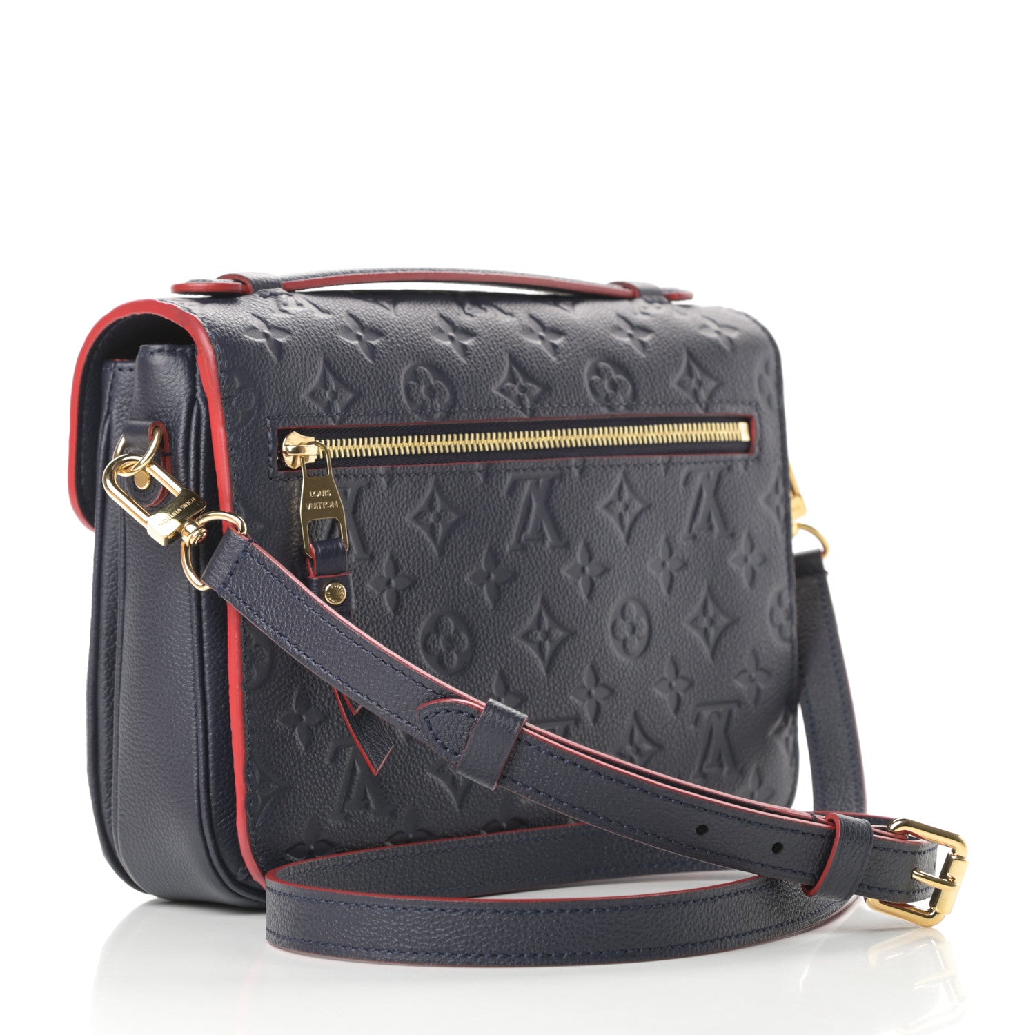 Louis Vuitton Empreinte Pochette Metis Marine Rouge 3 of 13