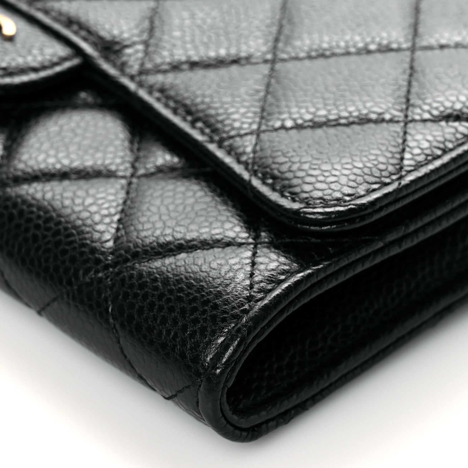Chanel Caviar Quilted Wallet on Removable Chain Black 10 of 10
