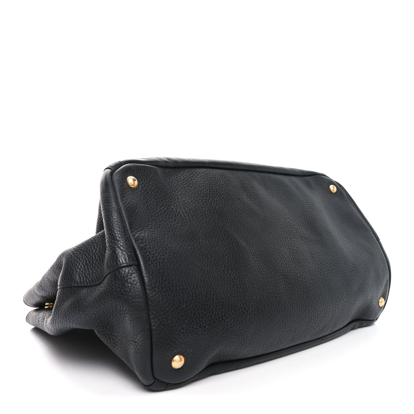 Vitello Daino Tote Black