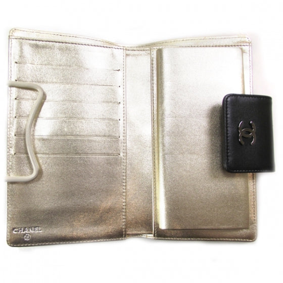 Lambskin Precious Symbols Wallet Black