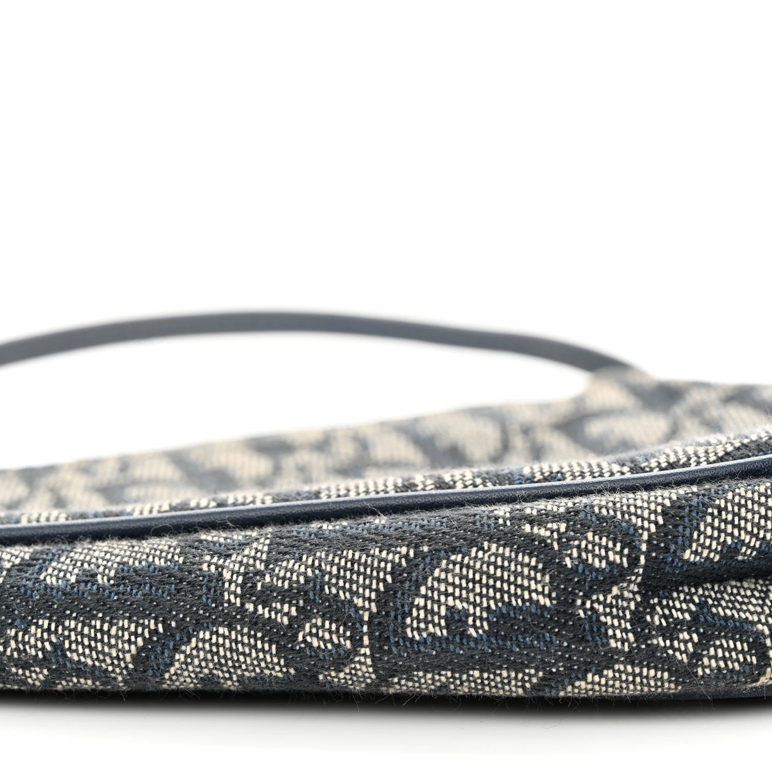 Christian Dior Monogram Mini Saddle Pochette Navy 9 of 13