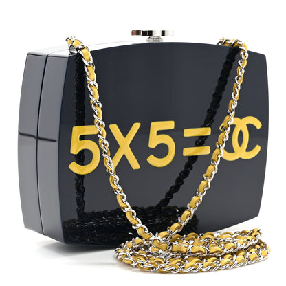 Chanel Plexiglass Evening In The Street 5x5=CC Small Clutch Dark Blue 3 of 10
