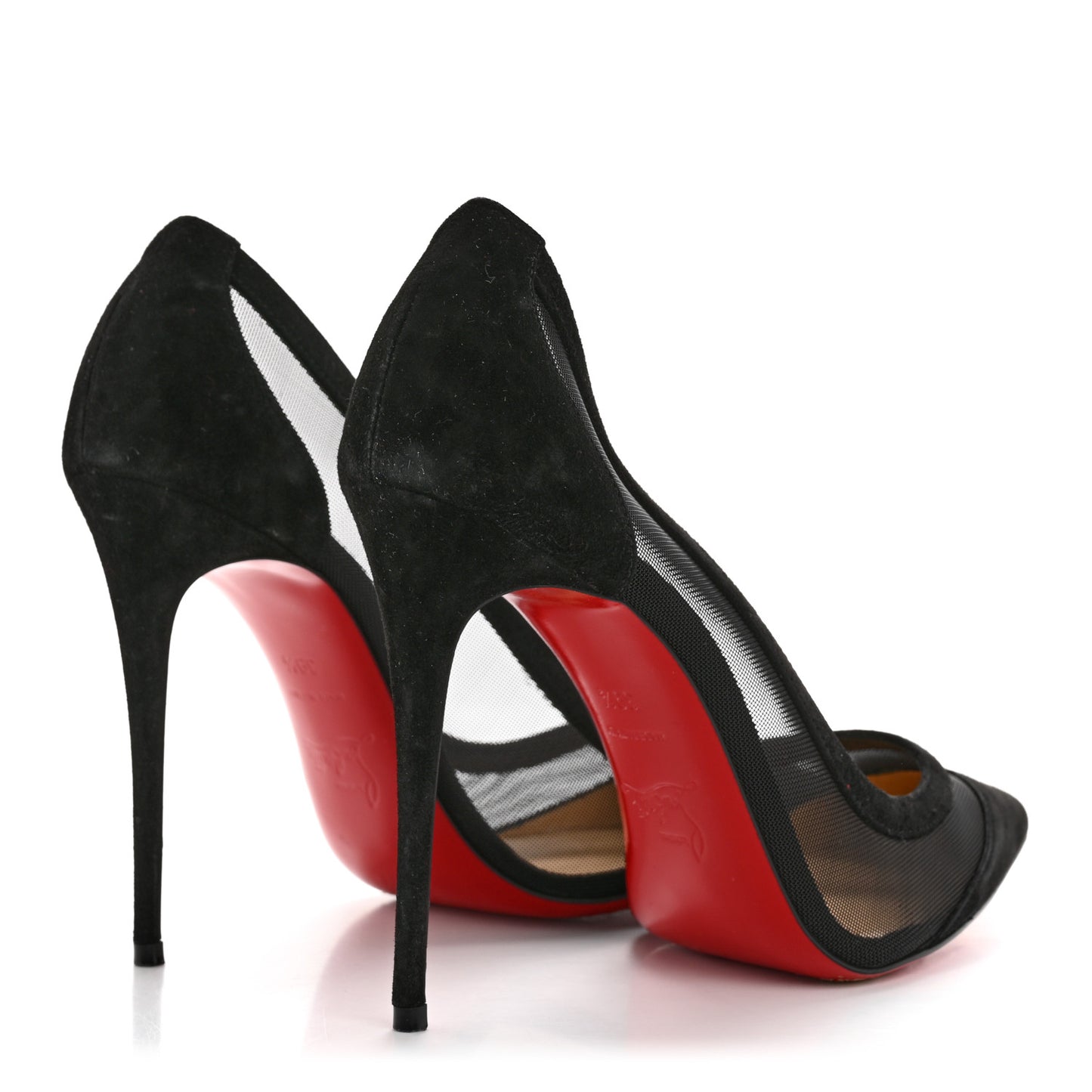 Veau Velours Rete Galativi 100 Pumps 39.5 Black