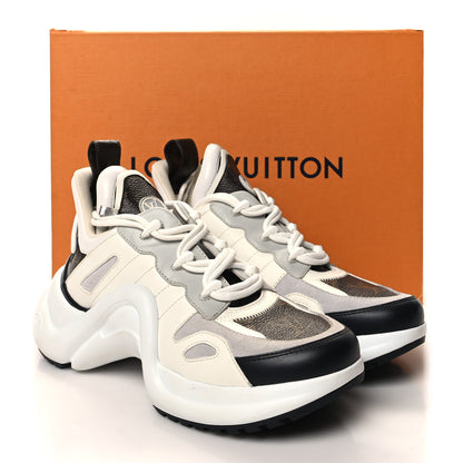 Louis Vuitton Monogram LV Archlight Sneakers 37 Grey White 10 of 10