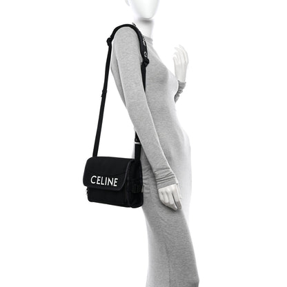 Celine Canvas Small Trekking Messenger Bag Black 2 of 14