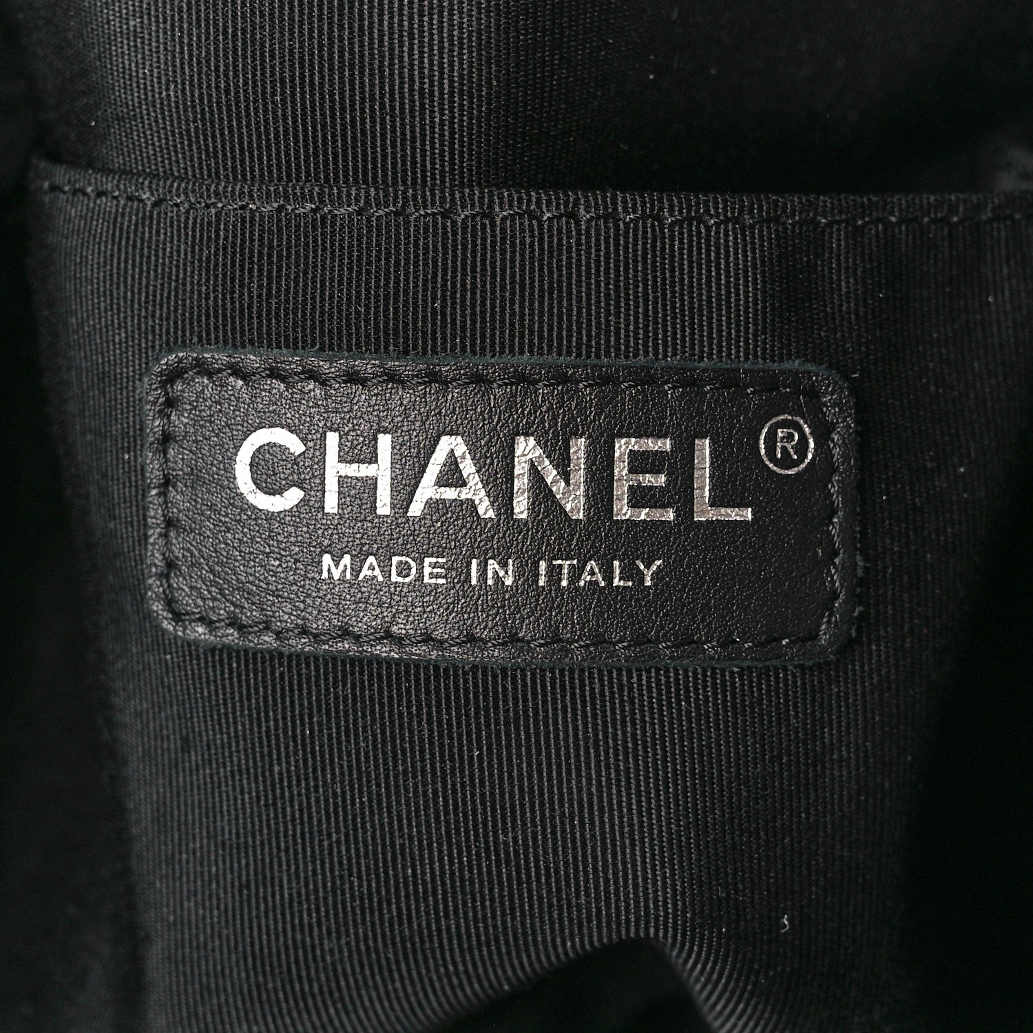 Chanel Lambskin Chevron Small Urban Spirit Drawstring Bag Black 6 of 12