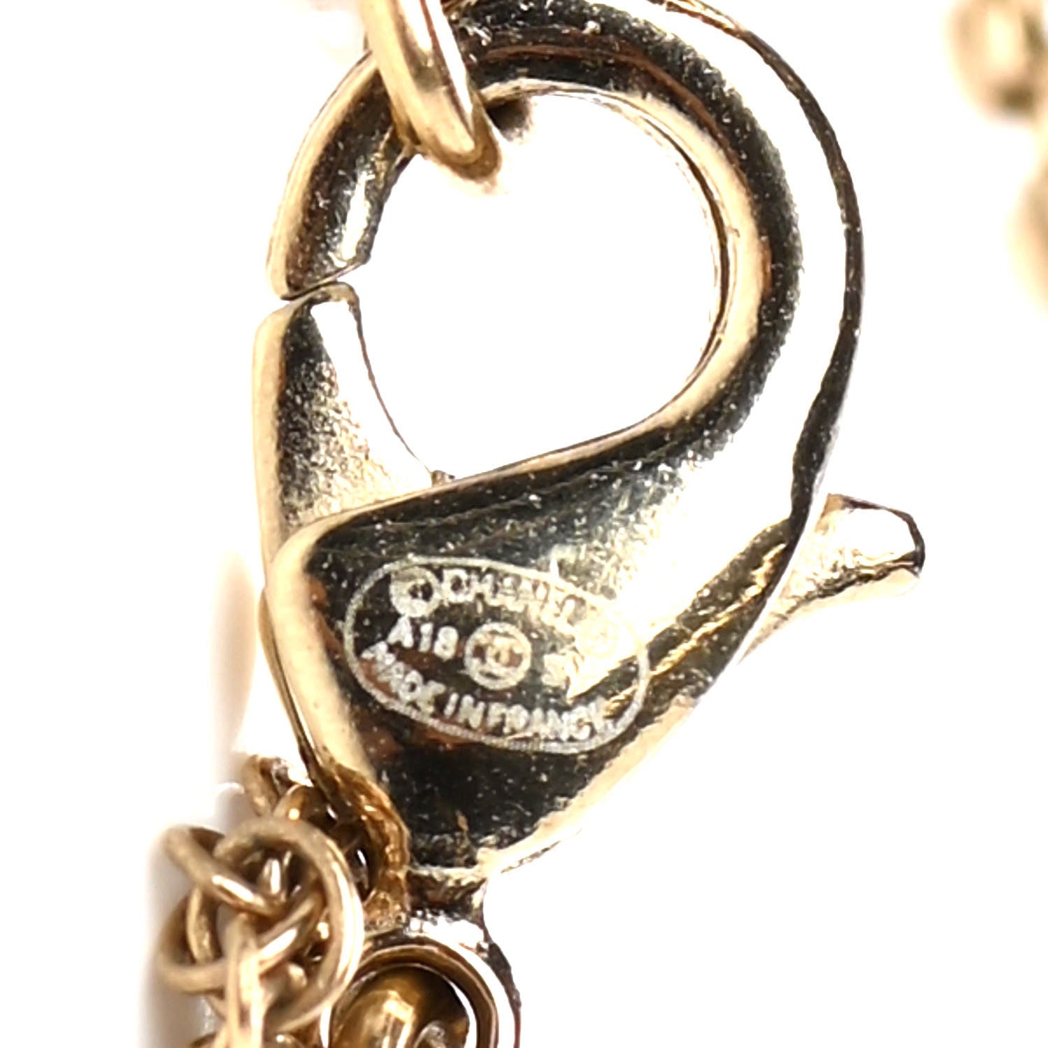 Chanel Pearl CC Round Necklace Gold 6 of 6