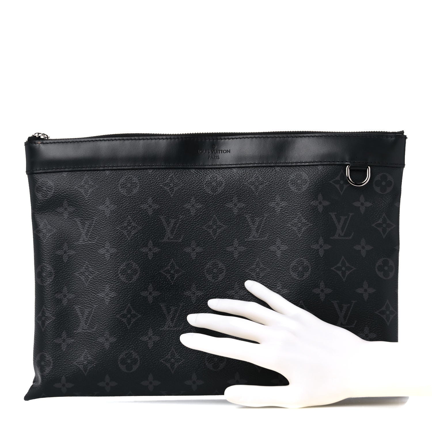 Louis Vuitton Monogram Eclipse Discovery Pochette GM 2 of 14