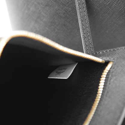 MCM Saffiano Medium Project Tote Black 7 of 7