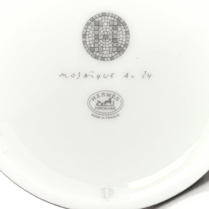Hermes Porcelain Mosaique au 24 Mug Platinum 6 of 7