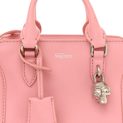 Alexander McQueen Pebbled Calfskin Mini Skull Padlock Zip Around Tote Petal 8 of 11