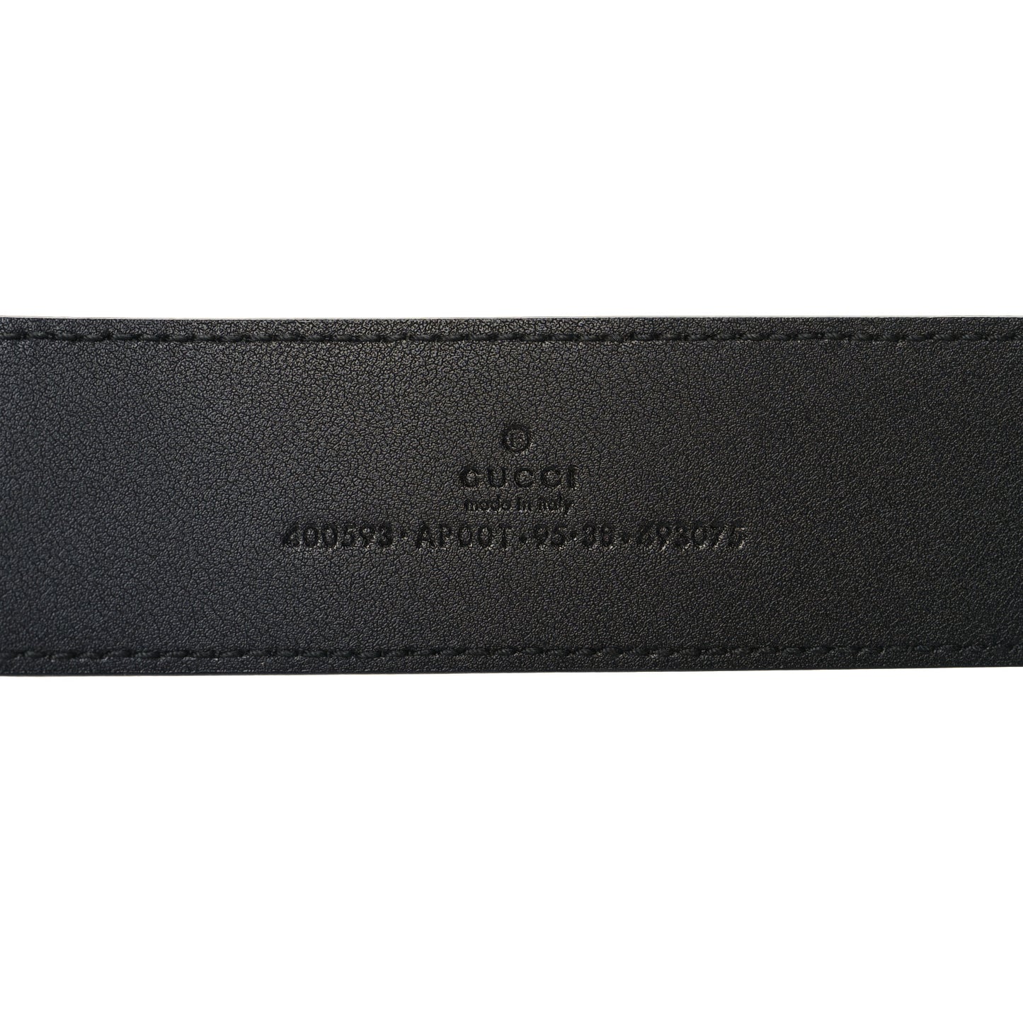 Calfskin Double G 40mm Belt 95 38 Black
