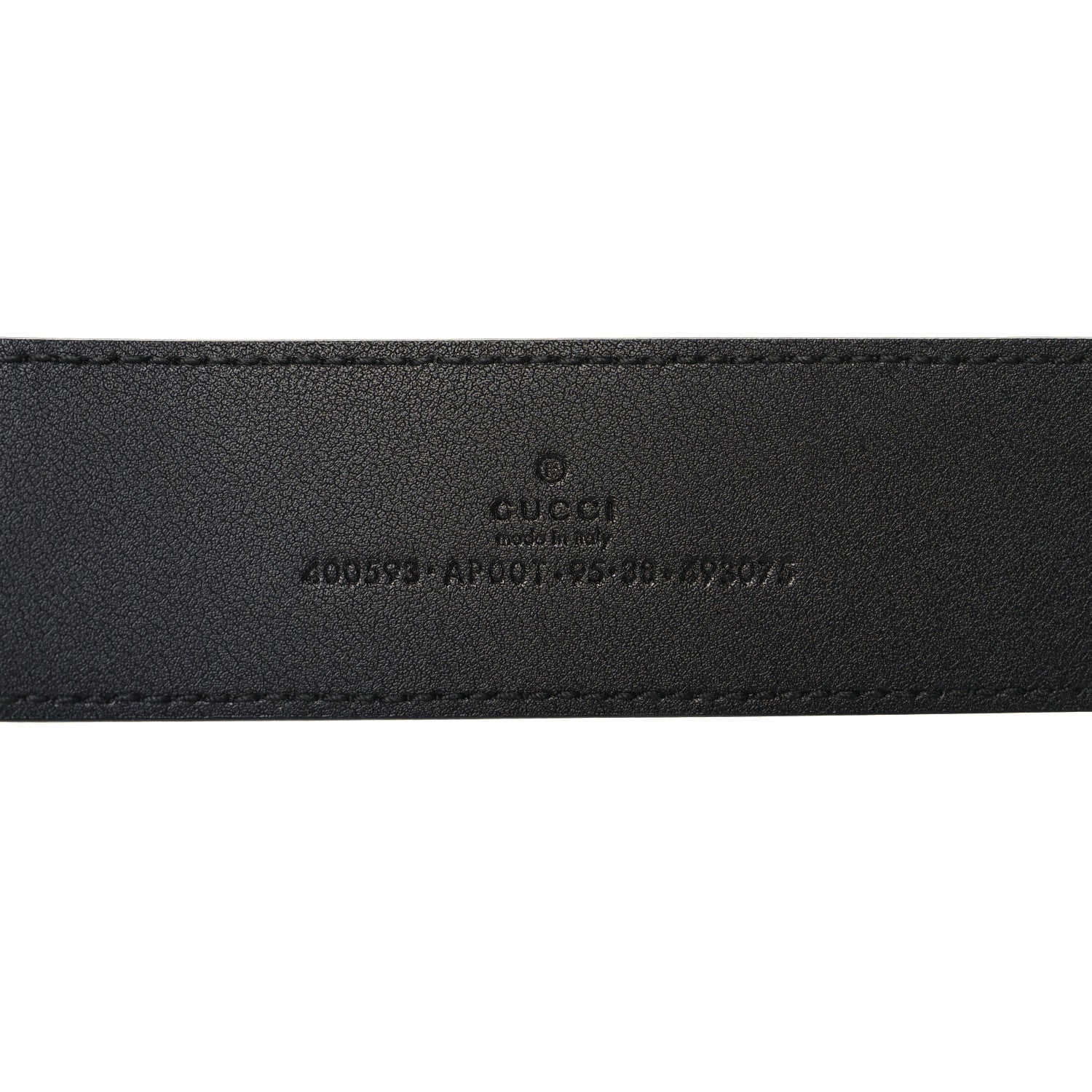 Gucci Calfskin Double G 40mm Belt 95 38 Black 3 of 7