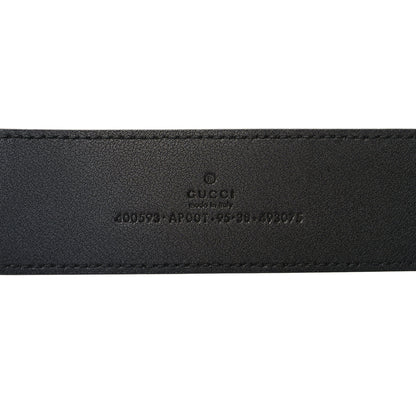 Gucci Calfskin Double G 40mm Belt 95 38 Black 3 of 7