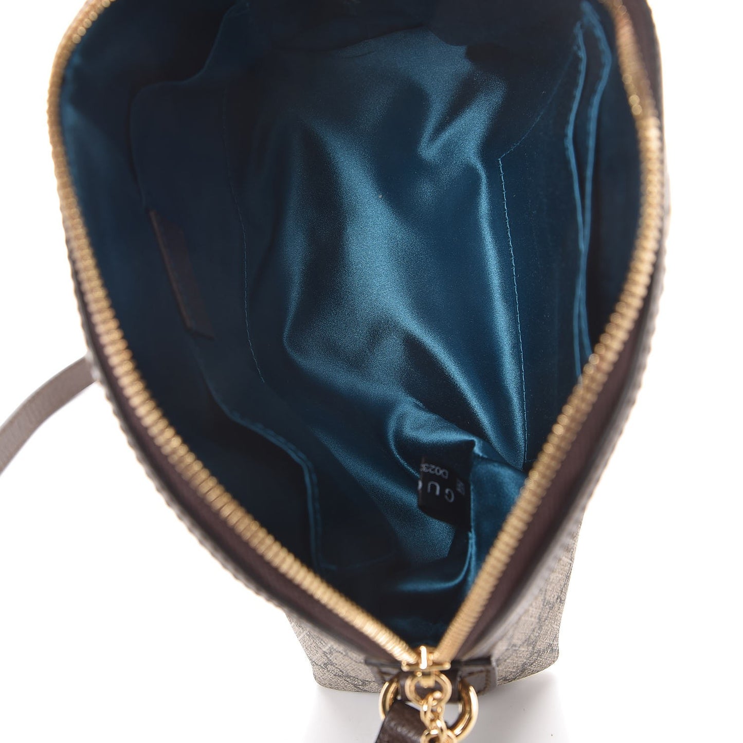 GG Supreme Monogram Textured Dollar Calfskin Web Small Ophidia Dome Shoulder Bag Beige Ebony New Acero
