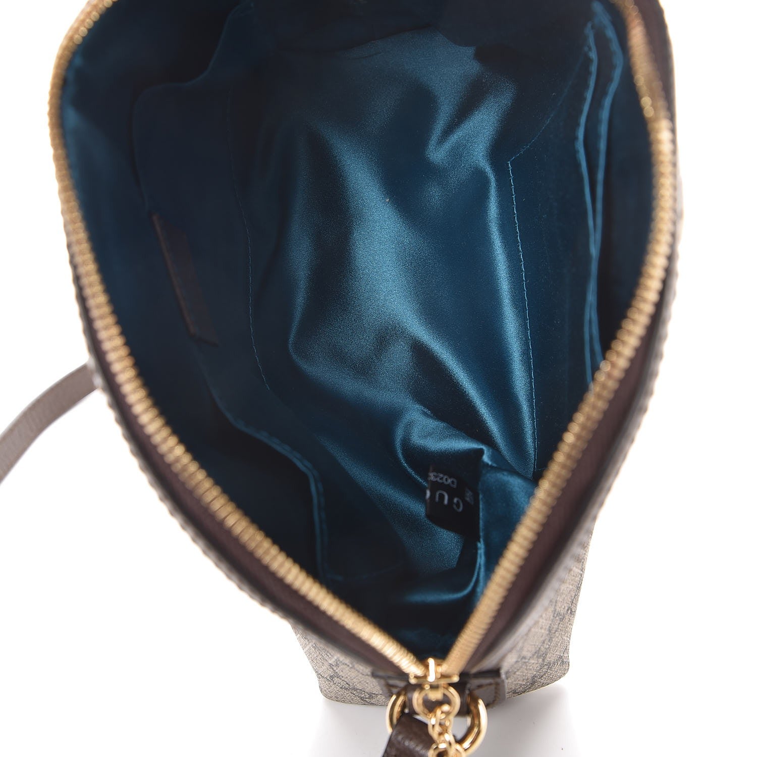 Gucci GG Supreme Monogram Textured Dollar Calfskin Web Small Ophidia Dome Shoulder Bag Beige Ebony New Acero 5 of 7
